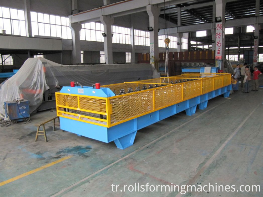 İyi Yapılandırma Yüksek Kalite Tek Katmanlı Trapez Rulo Şekillendirme Makinesi Good Configuration High Quality Single Layer Trapezoid Roll Forming Machine